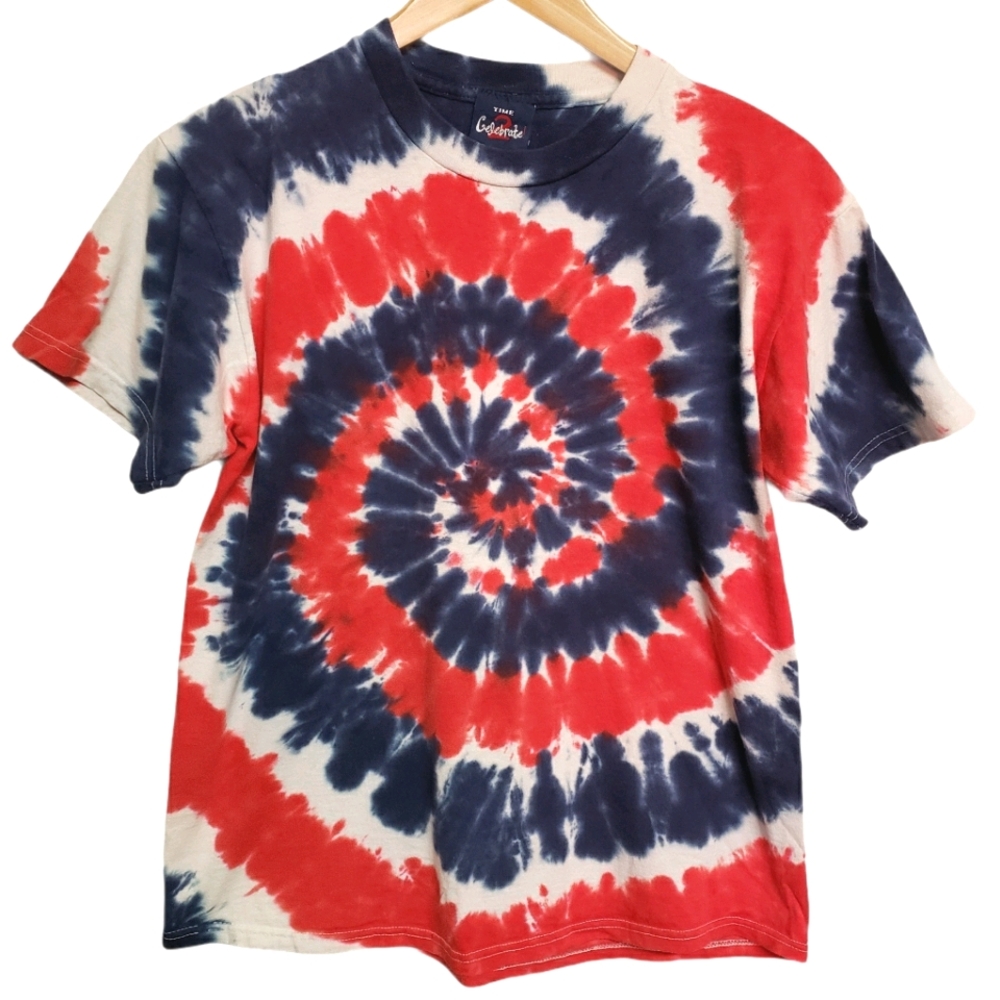 Red White & Blue Tie Dye T-Shirt